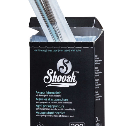 SHOOSH 200, Stahlnadel koreanischer Stil, 10 Nadeln pro Blister 1 Führung, 200 Nadeln pro Box (A.105.0000.K)