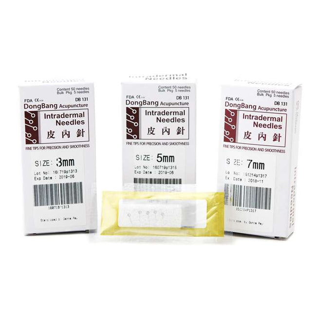 Intradermal needles 50 pcs. from Dongbang, in 3 different sizes (A.150.0059.K)