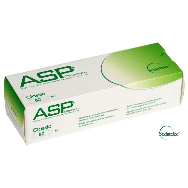 SEDATELEC ASP CLASSIC permanent ear needles steel, 80 pcs/box (A.150.0205)