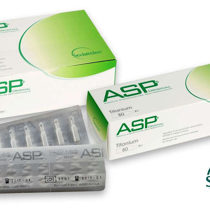 ASP TITATNIUM permanent needles 80pcs per box