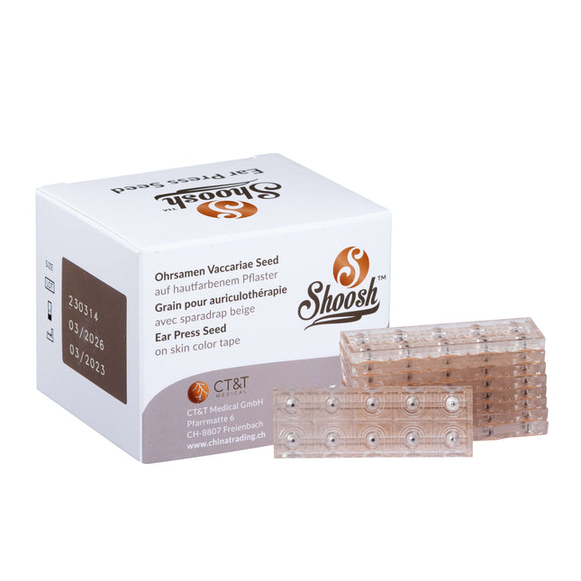 SHOOSH ear seeds, with skin-colored plaster, 600 pcs. (A.160.0010)