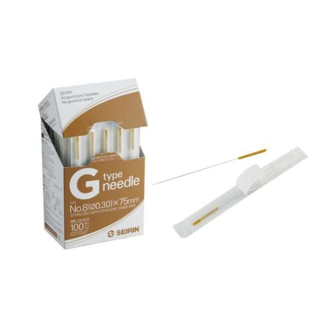 SEIRIN, Typ G, mit Führung 100 Nadeln pro Box, ideal für Dry Needling