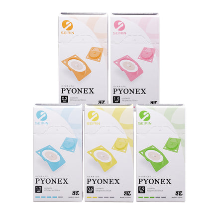 Aghi permanenti SEIRIN Pyonex per orecchio e corpo, 100 pz. scatola (A.220.0010.K)