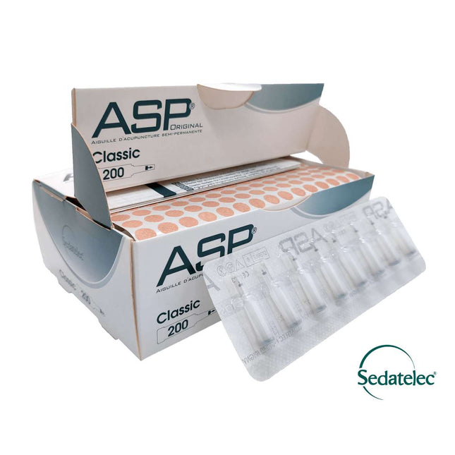 ASP CLASSIC steel permanent ear needle 200pcs., with magnet