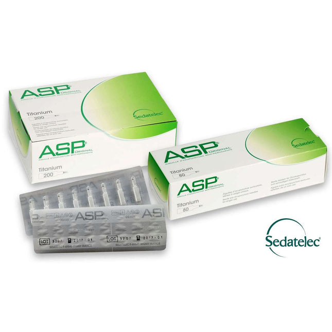 ASP TITATNIUM permanent needles 80pcs per box