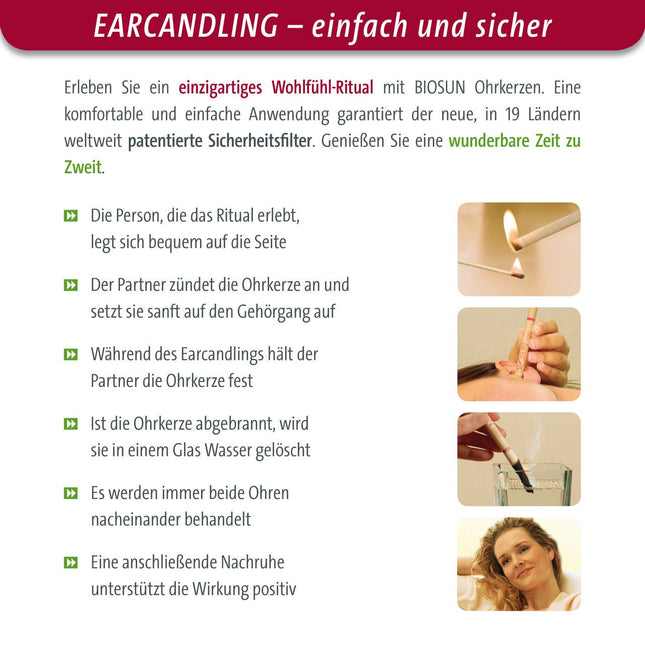 BioSun Traditional Hoppi Ohrkerzen, 5 Paar (10 Stück) (B.110.0010)