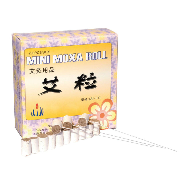 Top needle moxa for attaching, 200 pieces per box (B.130.0010)