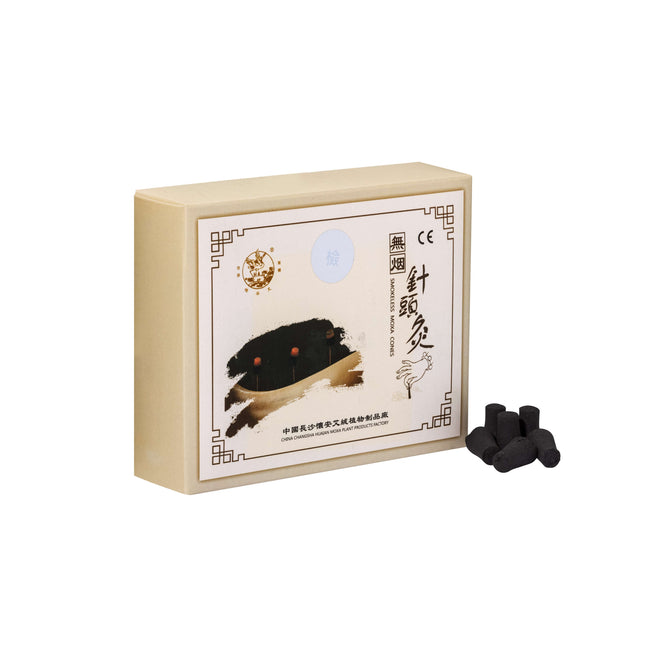 Mini smokeless moxa for attaching to needle 100 pcs.