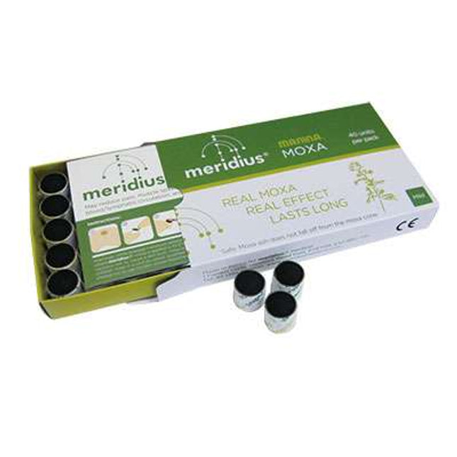 Manina moxa sticks, mild heat, low smoke, 40 pieces (B.160.0033)