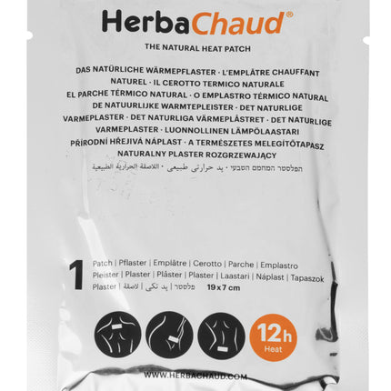 HerbaChaud The natural heating patch, box with 6 patches