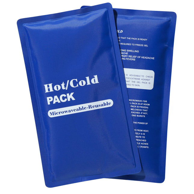 Cold and heat compress, multiple use with textile cover, blue, 23 x 13 cm (B.900.0001)