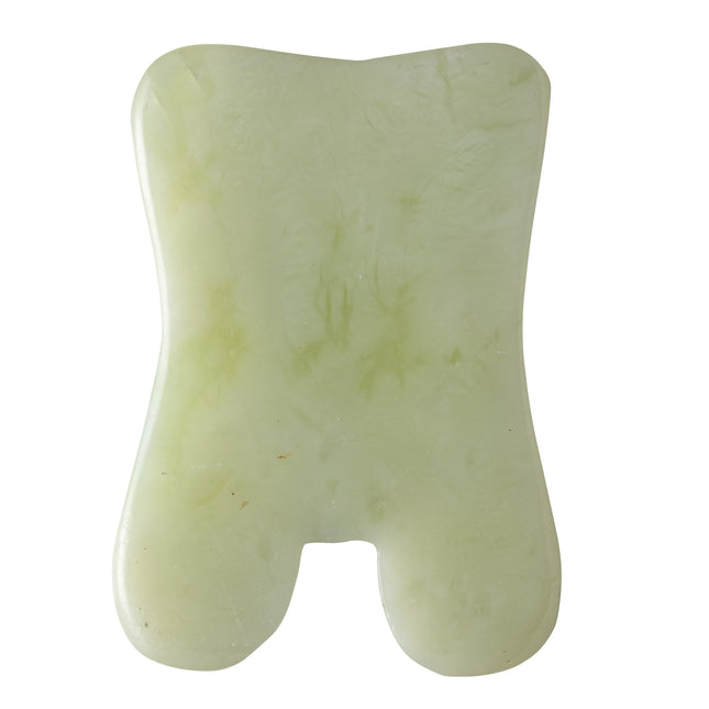 Gua Sha scraper, rectangular, made of jade (D.100.0060)