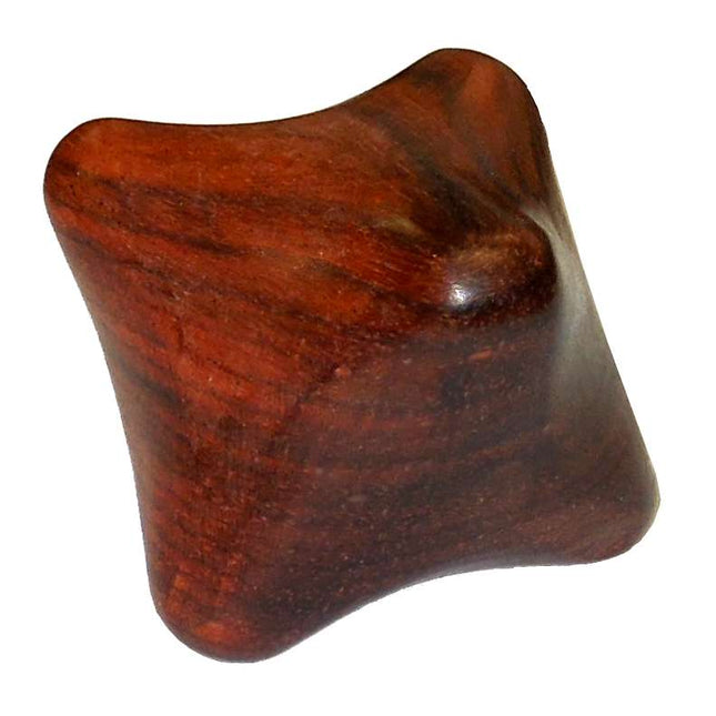 Massage cube made of hardwood, (Thailand) (D.100.0073)