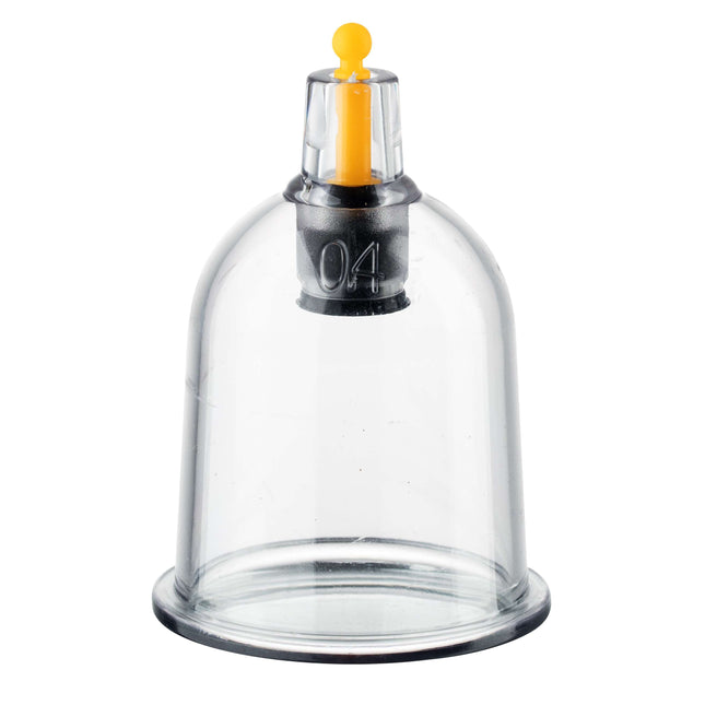 Replacement glasses (acrylic) for the HerbaChaud cupping set, in 6 sizes (D.110.0019.K)