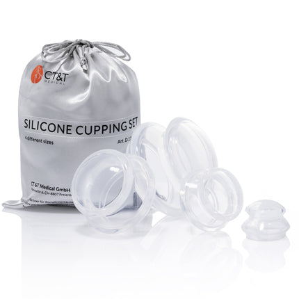 Set per coppettazione in silicone, 4 misure, Ø 6 cm, 5 cm, 4 cm, 3 cm (D.110.0060)