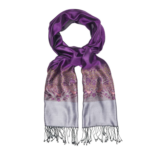 Silk scarf DELUXE BELLEZZA, 100% natural silk from India (F.600.0024)