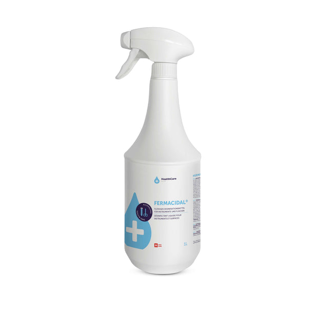 FERMACIDAL D2, flacone spray da 1 litro Disinfezione di superfici e oggetti (P.100.0071)