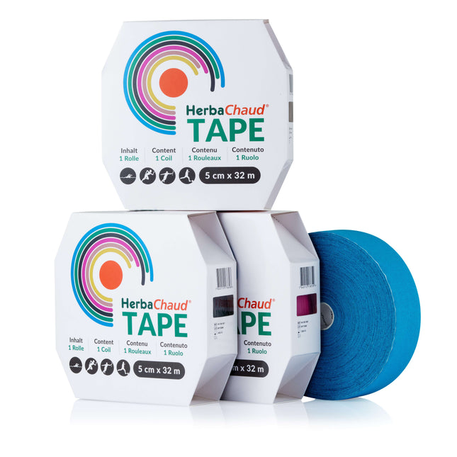 HerbaChaud Tape, clinical version, 5 cm x 32 m, in 4 colors (HH.100.1024.K)