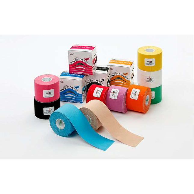 NASARA Kinesio Tapes, in 9 different colors, 5 cm x 5 m (H.100.1010.K)