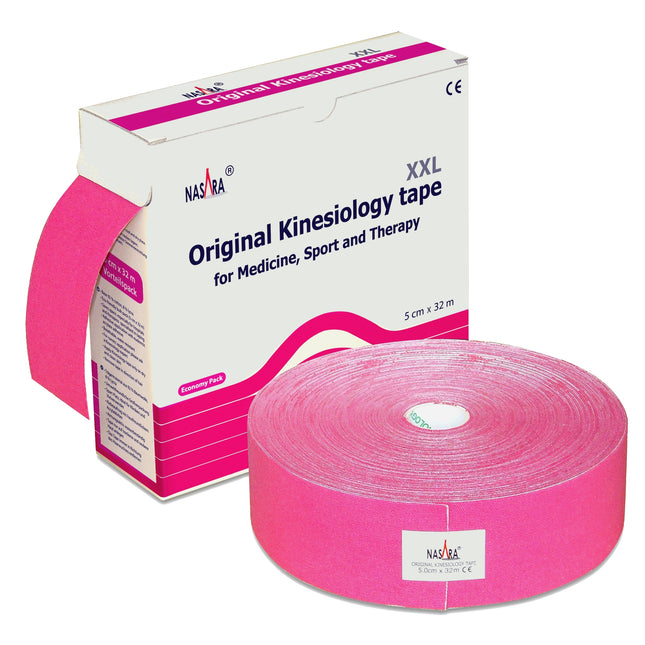 NASARA Kinesio Tape, Klinikversion,  pink 5 cm x 32 m (H.100.1025)