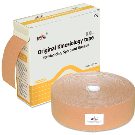 NASARA Kinesio Tape, versione clinica, beige 5 cm x 32 m (H.100.1026)