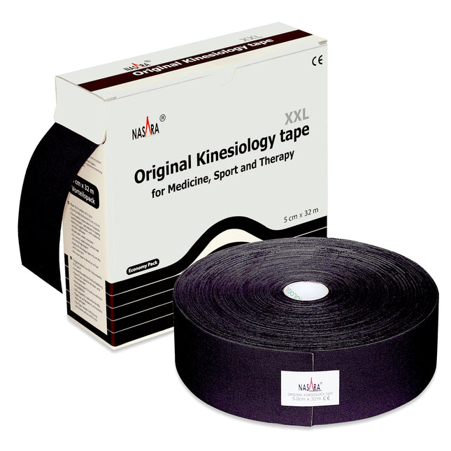 NASARA® Tape, Klinikversion, schwarz 5 cm x 32 m (H.100.1027)