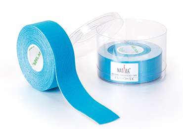 NASARA tape, narrow, blue 2.5 cm x 5 m (2 rolls) (H.100.1028)