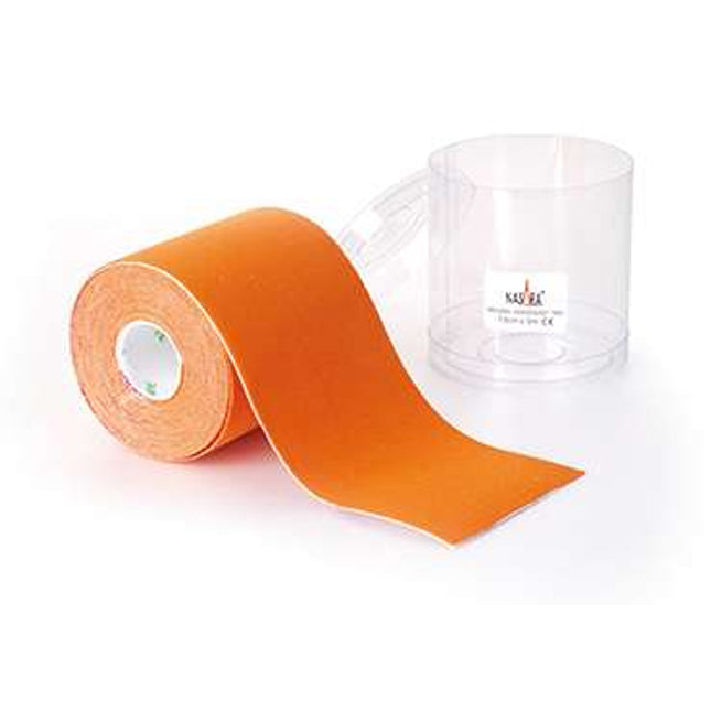 NASARA® Tape, orange, 7.5 cm x 5 m, extra wide (H.100.1032)