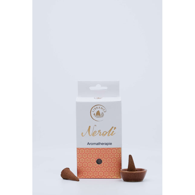 Incense cone NEROLI, 14 pcs. incl. 1 holder