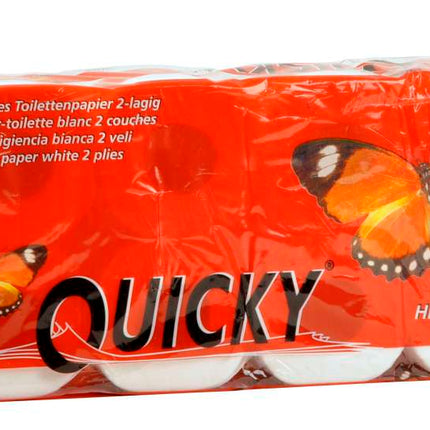 Papier hygiénique Quicky, soft, blanc, 3 plis, 48 rouleaux par grand emballage (P.100.0030)