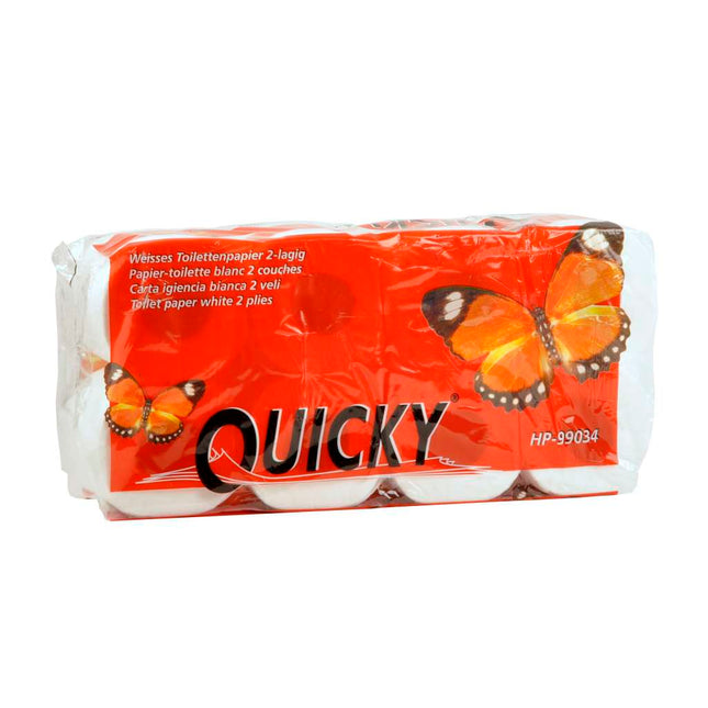 Toilet paper Quicky, soft, white, 3-ply, 48 rolls per bulk pack (P.100.0030)