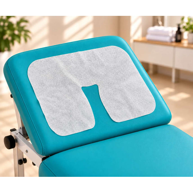 Panni in tessuto non tessuto per la protezione del naso, da utilizzare sulla testata dei lettini o in sauna, L 42 x L 33 cm, 100 pezzi (P.100.0028)