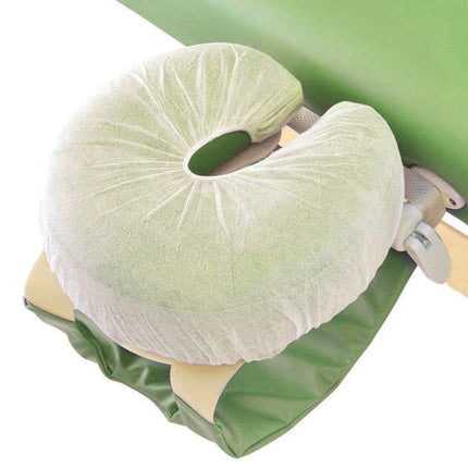 Hygiene cover croissant shape (round head section) made of non-woven fabric, 100 pcs. (P.100.0035)