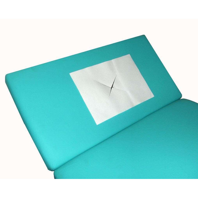 Disposable nose slit wipes for head section of couch, L 30 x W 21 cm, 100 pcs. (P.100.0036)