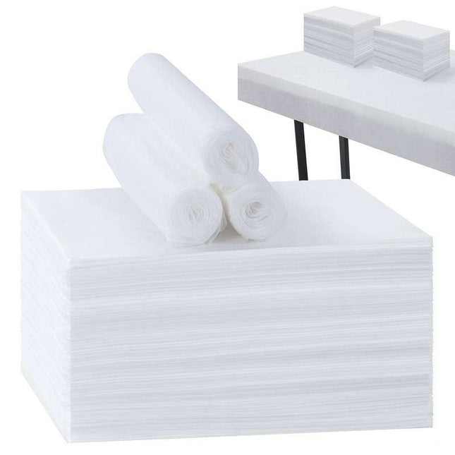 Disposable non-woven bed sheet with slit, 80 cm x 182 cm, 1 bag 
 à 20 pieces (P.100.0037)