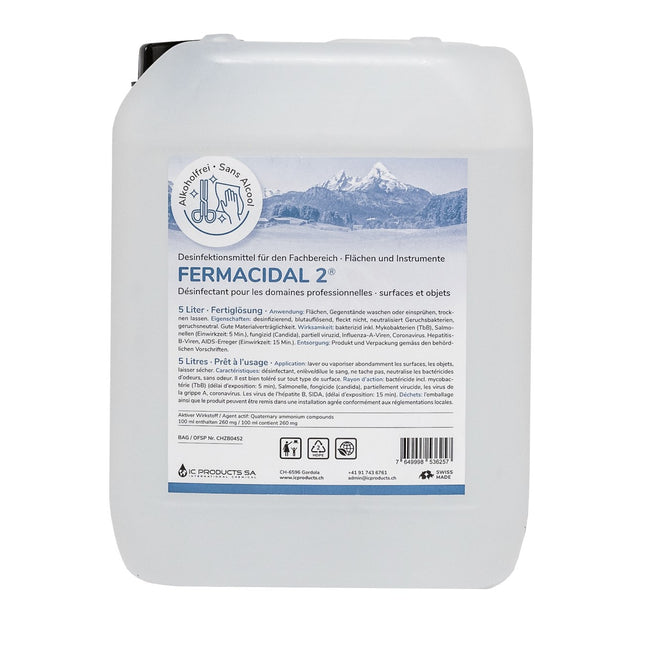 FERMACIDAL D2, 5 L Desinfektion Flächen und Objekte (P.100.0072)