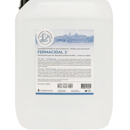 FERMACIDAL D2, disinfection of surfaces and objects, 10 liter canister (P.100.0075)