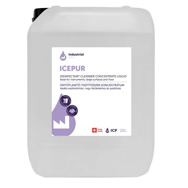 ICEPUR Desinfektionsreiniger Konzentrat, Eiweiss- und fettlösend, 10 Lt. Kanister (P.100.0082)