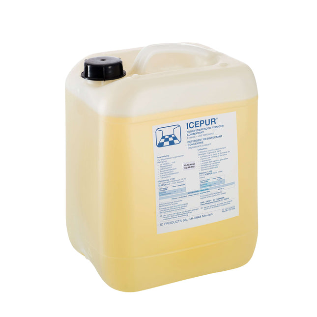 ICEPUR Disinfectant cleaner concentrate, protein and grease dissolving, 10 l canister (P.100.0082)