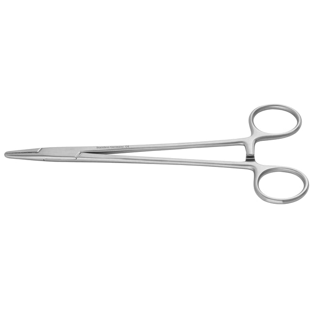 Swab forceps, straight tip with lock, stainless steel, 18 cm (P.100.0206)