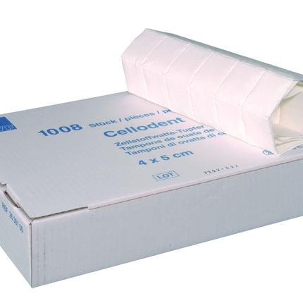 Cellodent tampons en ouate de cellulose, de Hartmann, sans alcool, 1008 pièces (P.100.0532)