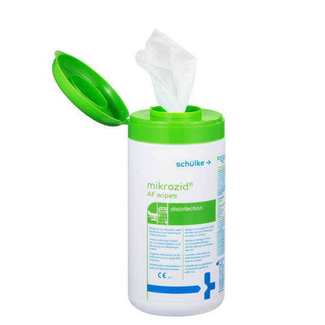MIKROZID AF wipes JUMBO, for the rapid disinfection of medical devices, 1 can of 200 wipes (P.100.0542_L)