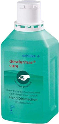 Desderman care DE FR EN AE 500 ml Hand sanitizer, Disinfectant, 500 ml, Alcoholic hand rub (without pump)