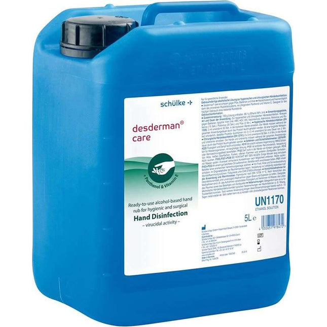 Desderman Care Gel, hand disinfectant, 5 liter canister (P.100.0555)