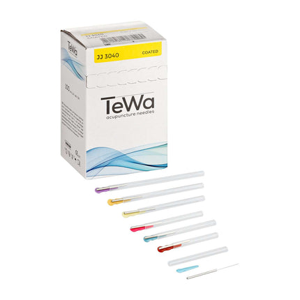 TeWa JJ-Type, manico in metallo stile giapponese, con guida, siliconato, 100 pz. per scatola (A.301.0005.K)